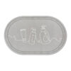 Oval Cinza - 55530